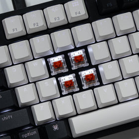 Keychron closeup of numeric pad showing precise key spacing and fast data entry benefit