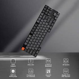 Keychron K1 Max with QMK and Launcher for custom macros
