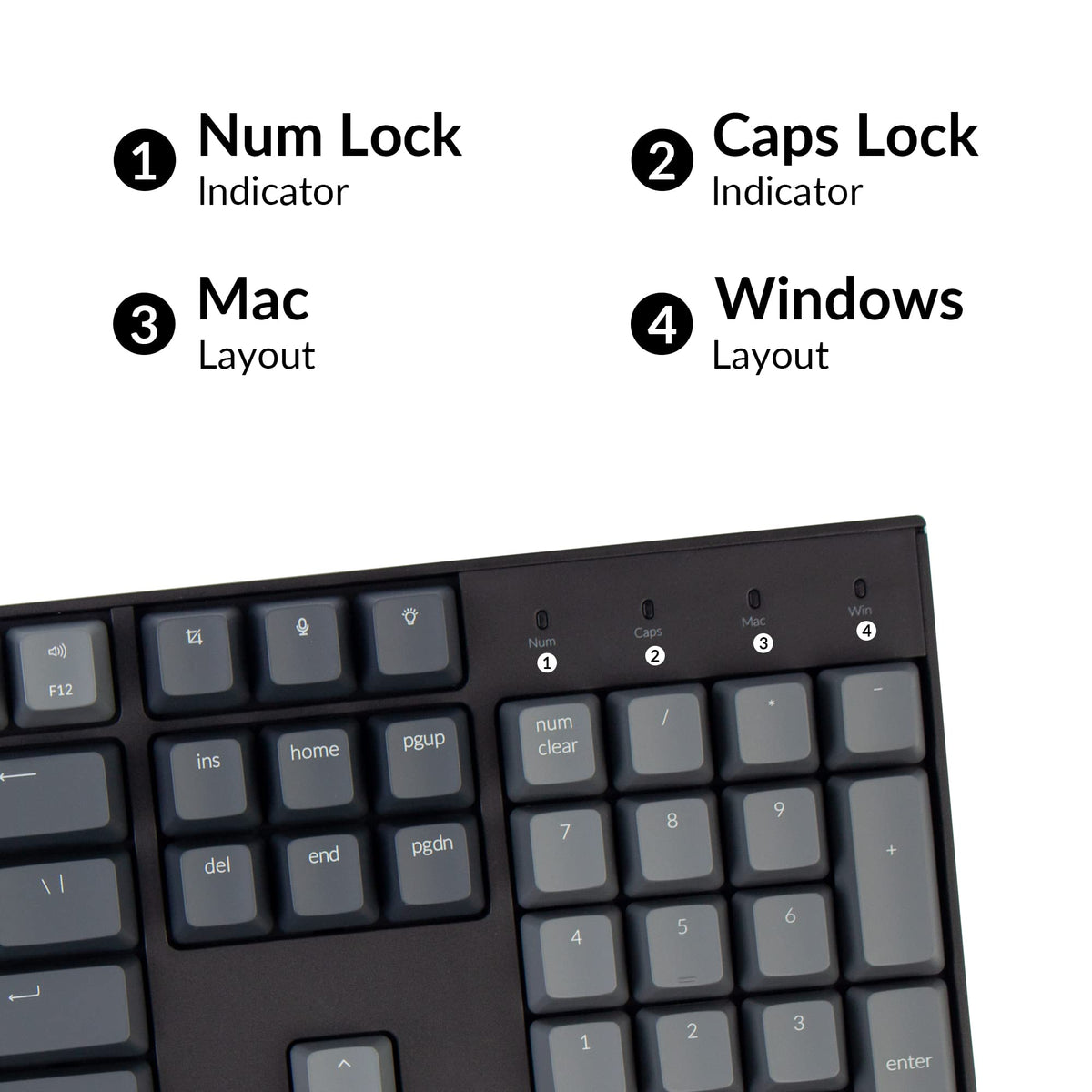 Keychron K10 bluetooth-5-1 multi-device lets you switch between devices