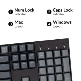 Keychron K10 bluetooth-5-1 multi-device lets you switch between devices