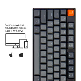 Keychron K10 Mac layout with Windows compatibility supports cross-platform use