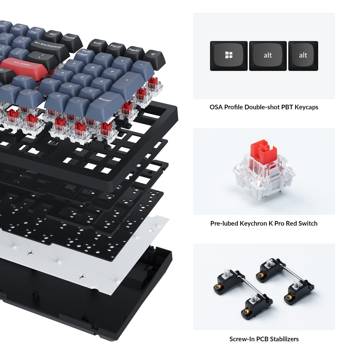 Keychron K4 Pro USB-C wired/wireless connection for flexible setup
