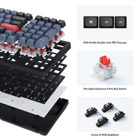 Keychron K4 Pro USB-C wired/wireless connection for flexible setup
