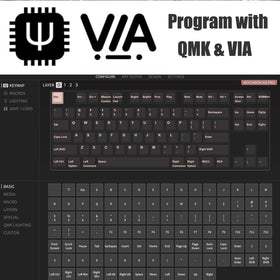Keychron K8 Pro connected via Bluetooth and USB-C for multi-device use