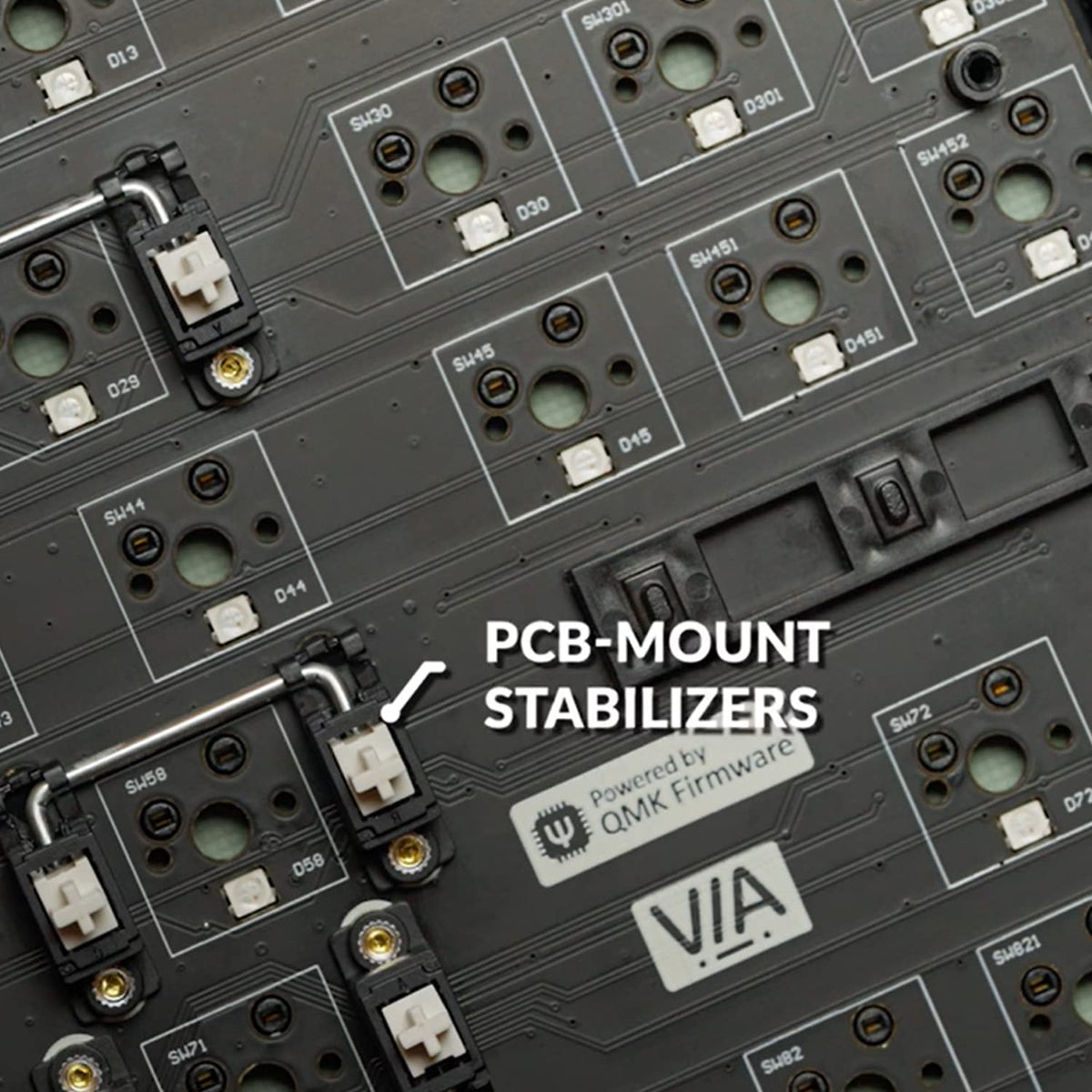 Sound-absorbing foam and weighted base on Keychron K8 Pro for quieter typing