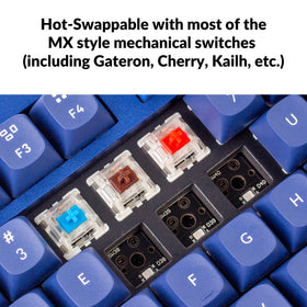 Keychron Q3 double gasket design reduces resonance for a cleaner typing feel.