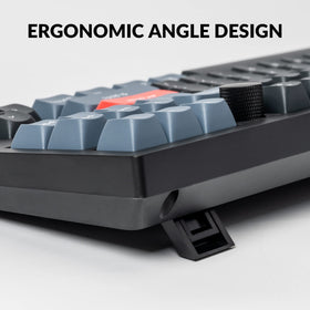 Keychron V3 on a desk with laptop showing multi-device workflow benefit