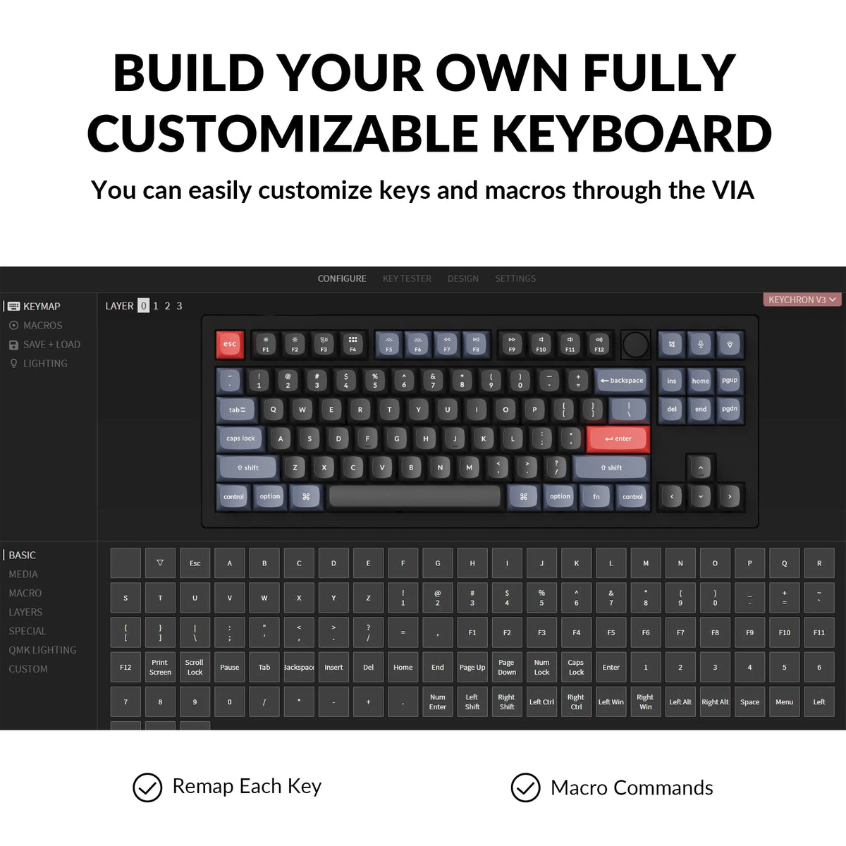 Keychron V3 aluminum knob detail for quick media control and ergonomic convenience