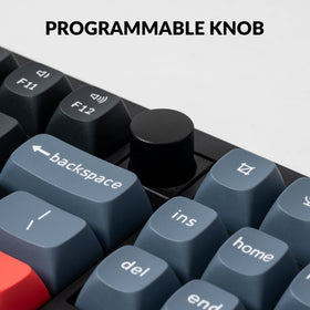 Keychron V3 side profile highlighting slim case and stable typing angle benefit