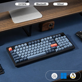 Keychron V5 Max gasket design close-up highlights reduced typing noise.