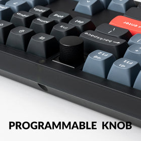 Keychron V6 double-shot PBT keycaps with durable texture and oil resistance