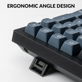 Keychron V6 frost-black translucent case emphasizing premium build quality