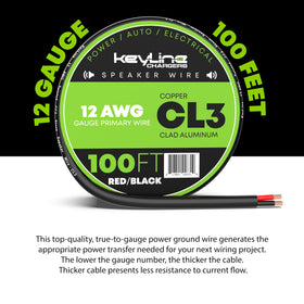 KeyLine Chargers cable run on marine deck showing corrosion-resistant use on boats