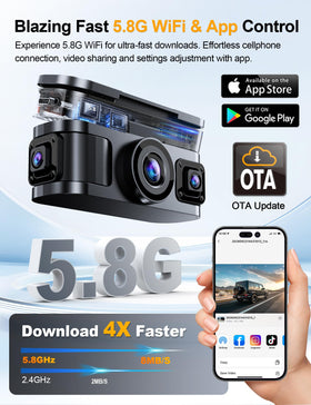 KeyROO R4 left camera widens vehicle coverage at 1080p