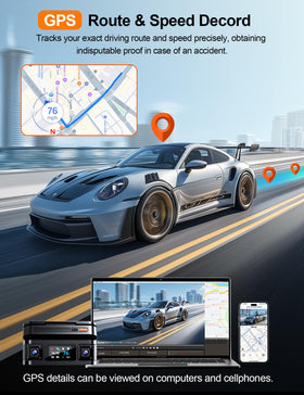 KeyROO R4 right camera reduces blind spots with 1080p footage