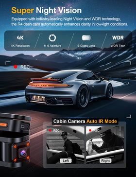 KeyROO R4 3-axis G-sensor detects impacts for secure footage