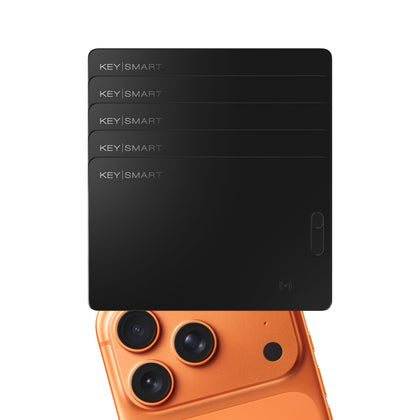KEY SMART SmartCard Gen 2 inside a wallet, ultra-slim tracking for everyday items
