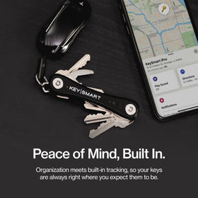 KeySmart iPro attached to car fob showing integration with vehicle access benefit