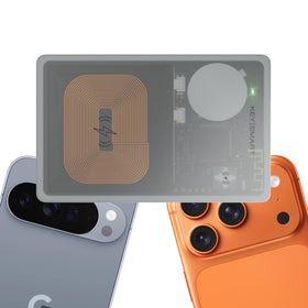 KeySmart SmartCard front view showing slim profile and branding for convenient tracking