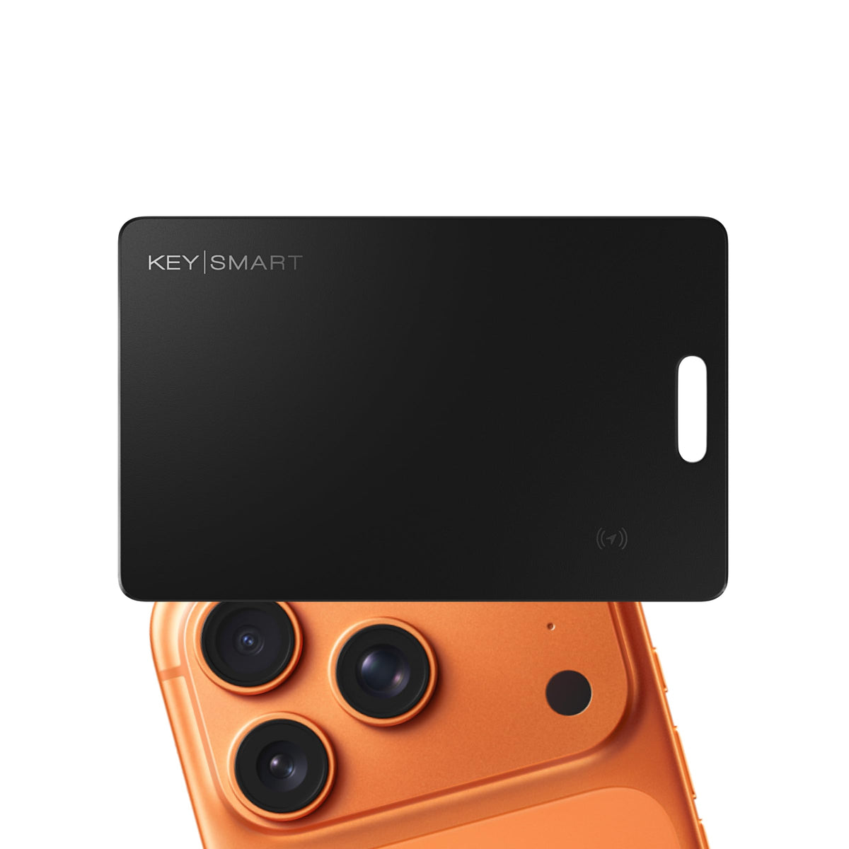 KeySmart SmartCard front view showing slim profile and design benefit