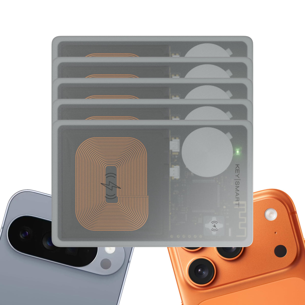 KeySmart SmartCard Gen 3 wallet-fit shows ultra-slim profile for easy wallet carry.