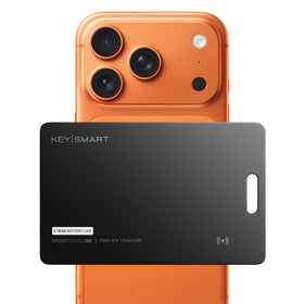 KeySmart SmartCard Lite wallet tracker with long battery life for worry-free locating.