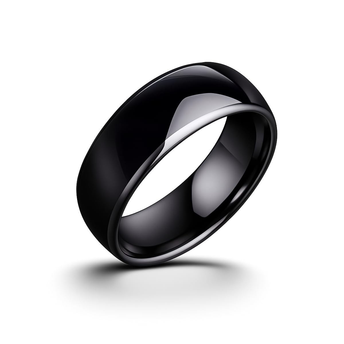 Keysy ring close up shows ceramic material and lightweight durable surface
