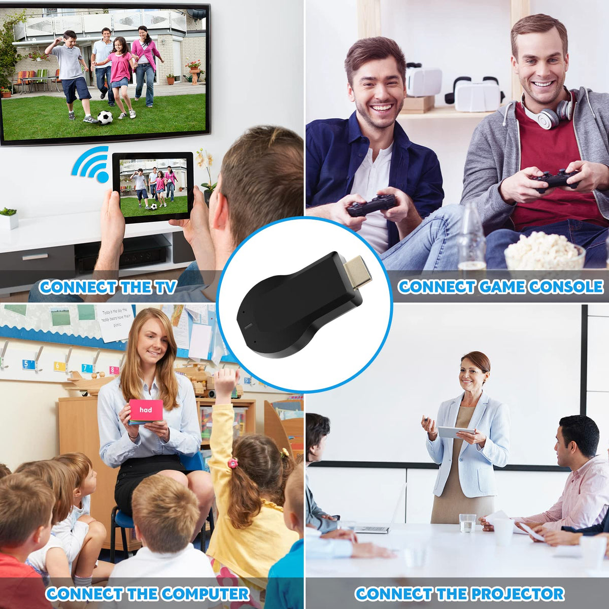Kezwuna 4K streaming to TV from mobile devices with seamless wireless display