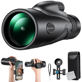 K&F Concept 8-32X50 monocular front view for travel-friendly observation