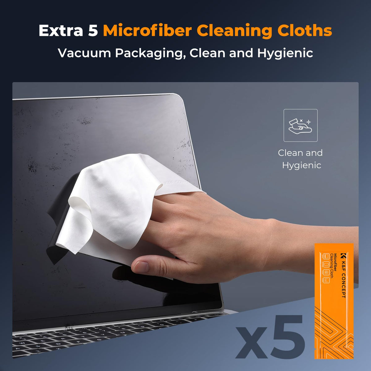 K&F CONCEPT accessories spread including nozzles and brushes for versatile cleaning benefit