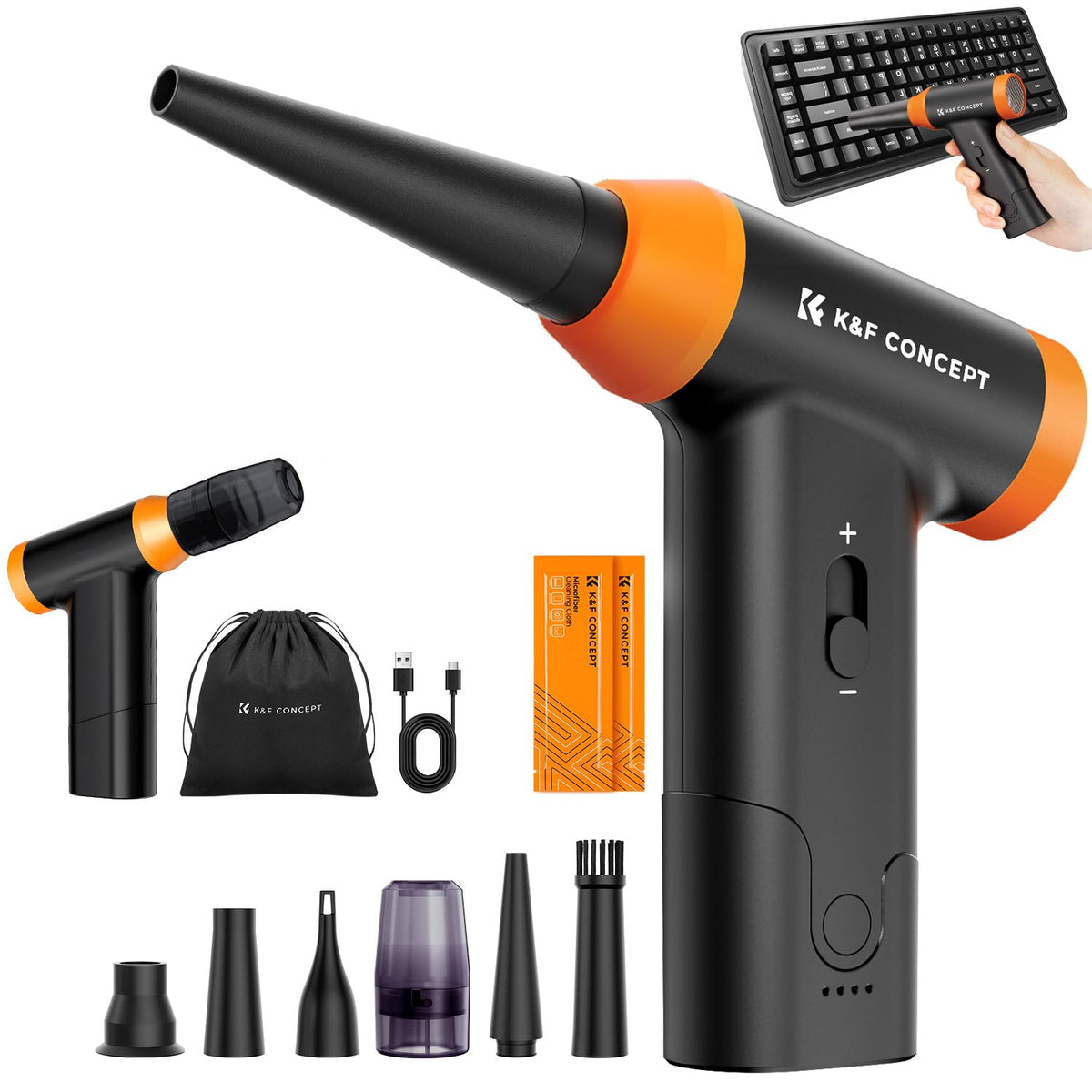 K&F CONCEPT BS200 front view showing compact design and portability benefit