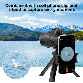 K&F CONCEPT eyepiece and adjustable eyecup for comfortable long viewing