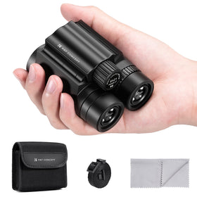 K&F CONCEPT front packaging showing compact binoculars and portability benefits