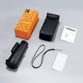 K&F CONCEPT accessories and lanyard showing secure transport and protection
