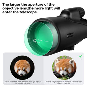 K&F CONCEPT focus wheel detail enabling quick precise adjustment outdoors