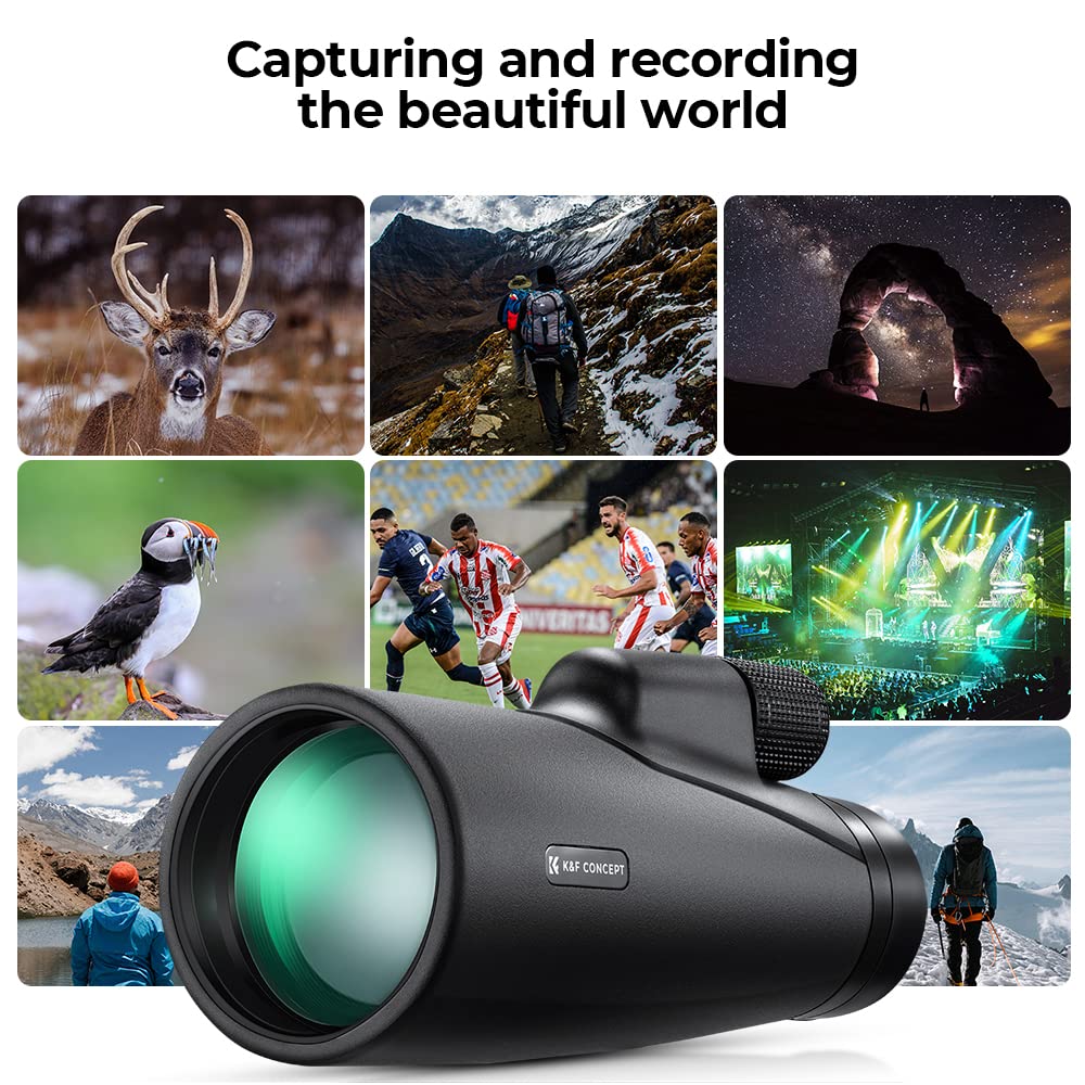 K&F CONCEPT used in field birdwatching to spot distant wildlife clearly