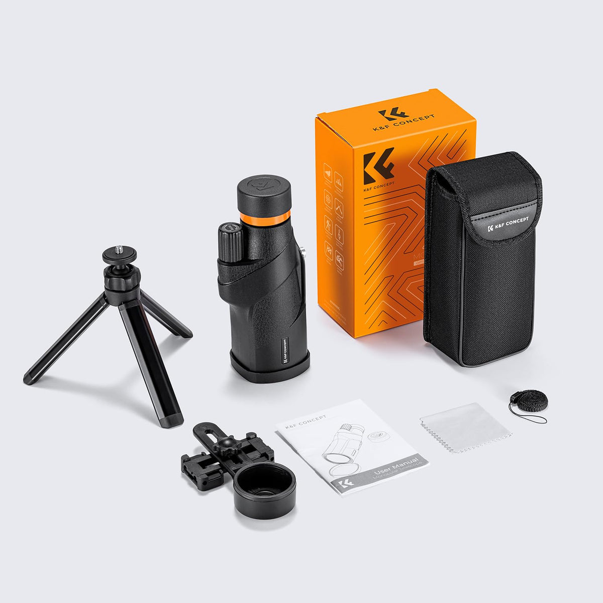 K&F CONCEPT used in the field for birdwatching demonstrating real-world benefit