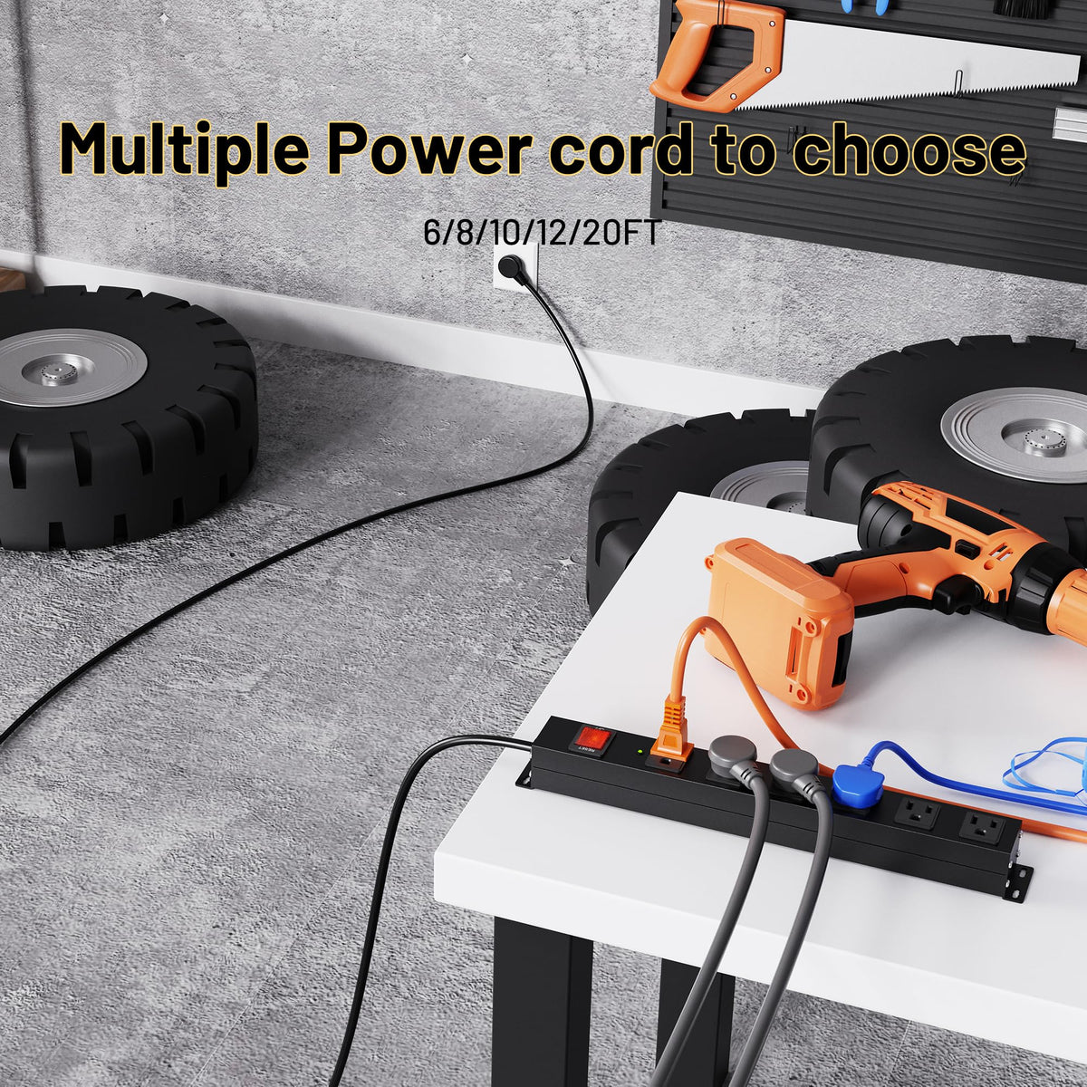KF wall-mount option suitable for office, garage, or under-desk setups.