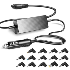 KFD front view car charger showing compact design and easy access
