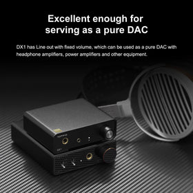 KGUSS DX1 two-stage gain switch for precise headphone drive control.
