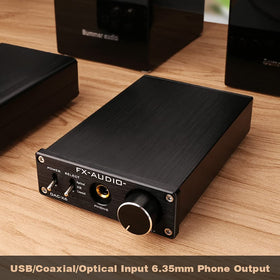 KGUSS FX-Audio DAC-X6 headphone output with 6.35mm jack.