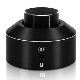 KGUSS Mini Active Volume Control Knob top view highlights precise adjustment for audio fine-tuning.