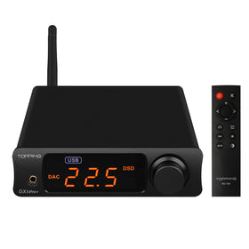 KGUSS Topping DX3Pro+ front panel with precise volume control.
