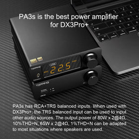 KGUSS Topping DX3Pro+ headphone output for enhanced listening.