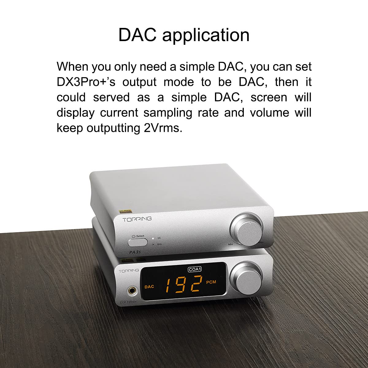 KGUSS Topping DX3Pro+ optical input for high-fidelity digital signals.