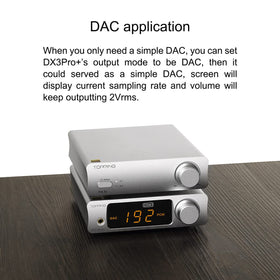 KGUSS Topping DX3Pro+ optical input for high-fidelity digital signals.