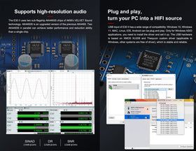 KGUSS Topping E30 II optical input ready to connect diverse digital sources.
