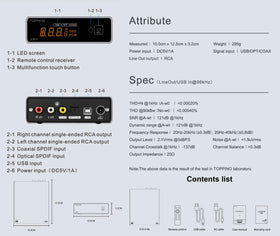 KGUSS Topping E30II lite remote control for convenient volume and source changes