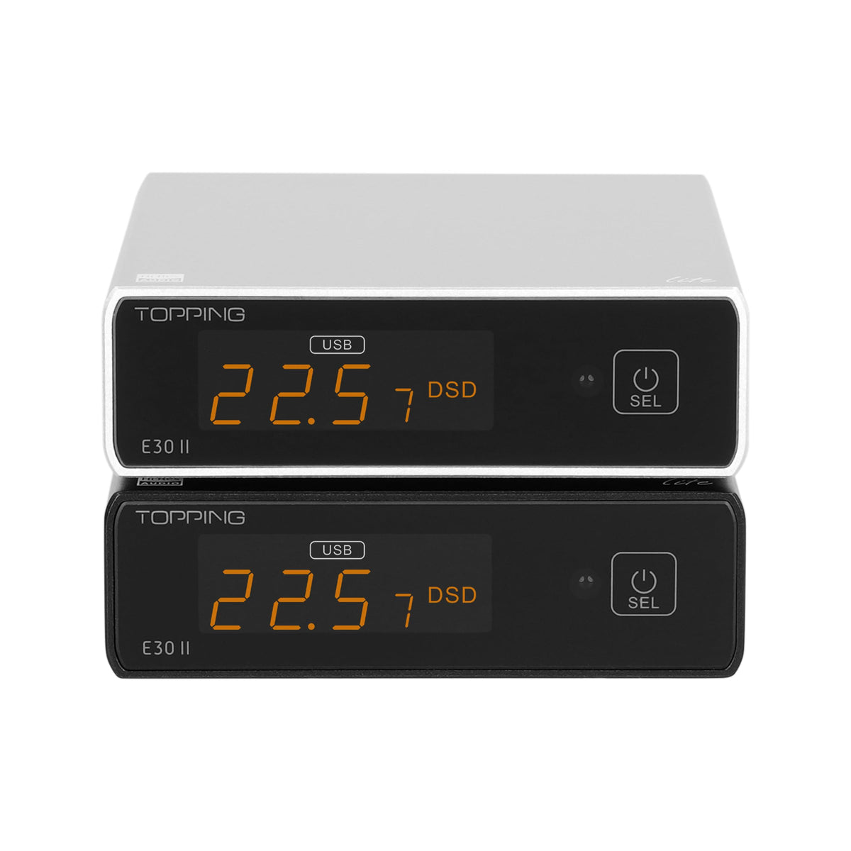 KGUSS Topping E30II lite paired with L30 II headphone amp showing optimized headphone drive