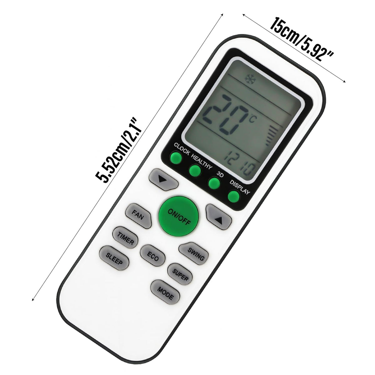 KH866 back with battery compartment open for easy battery replacement